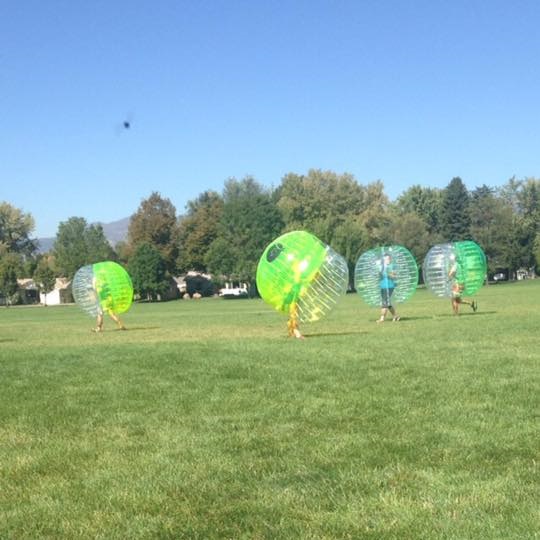 rent our bubble soccer balls in Colorado Springs, CO